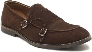 LOUIS STITCH Brunette Brown Italian Suede Leather Shoes Casual Monk ...