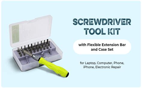 E-ROYAL SHOP Screwdriver Sets 32 In 1 For Tool Kit With Flexible ...