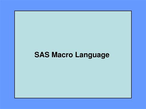Image result for SAS Programming SQL Macro Logo
