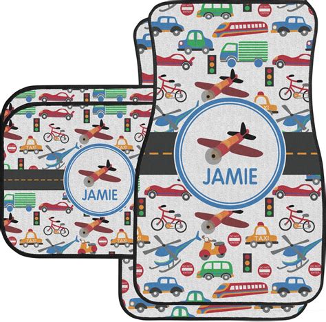 Custom Transportation Car Floor Mats (Personalized) | YouCustomizeIt