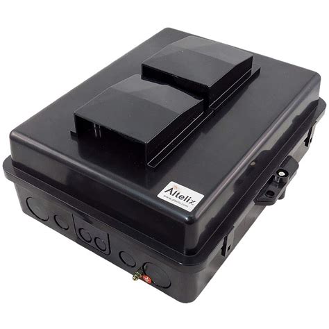 Buy Altelix Stealth Black Vented NEMA Enclosure (12" x 8" x 4" Inside ...