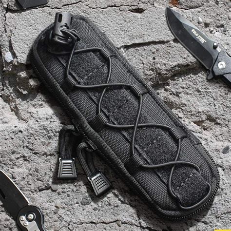 Tactical Knife Sheath Bag Molle Flashlight Holster | Ubuy India
