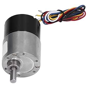 Brushless Geared DC Motor, Alloy Shell Large Power CW CCW Rotation DC ...