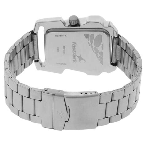 Buy Online Fastrack Quartz Analog Black Dial Metal Strap Watch for Guys ...