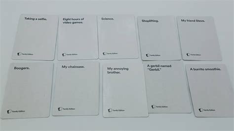 Cards Against Humanity Esempi