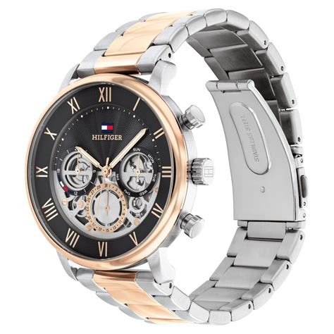 Buy Online Tommy Hilfiger Quartz Multifunction Grey dial Stainless ...