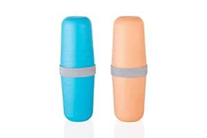 Sanskruti Hub Capsule Shape Travel Toothbrush Holder |Toothbrush Case ...