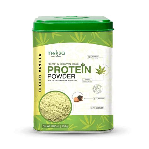 Moksa - Hemp and Brown Rice Protein Powder – CBD Store India