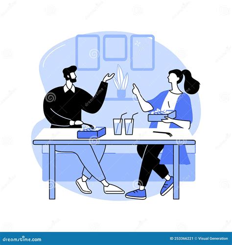 Lunch Time Isolated Cartoon Vector Illustrations. | CartoonDealer.com ...
