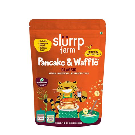 Slurrp Farm Classic Millet Pancake Mix, 150G : Amazon.in: Grocery ...