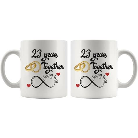 23rd Wedding Anniversary Gift for Him and Her Married for 23 - Etsy