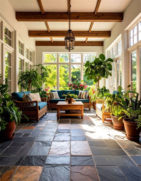 24 Sunroom Tile Floor Ideas to Refresh Tile Floors - Too Much Time
