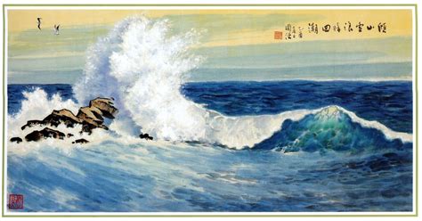 油画里怎么用画刀画海浪，就是那种可以充分显示海浪威力的浪花_百度知道
