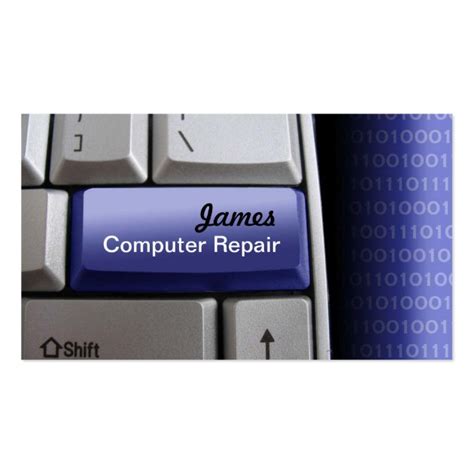 Computer Repair Business Cards Samples 的图像结果
