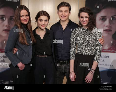 The leading actors (L-R) Hannah Schroeder as Auguste van Pels, Mala ...