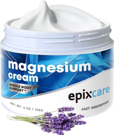 Amazon.com : EpixCare Magnesium Cream for Neuropathy Nighttime ...