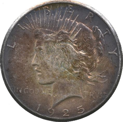 Early - 1925 Peace Silver Dollar - 90% US Coin | Property Room