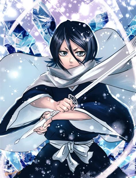 kuchiki rukia (bleach) drawn by san-san_(pixiv16523866) | Danbooru