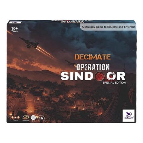 ToyKraftt Decimate Operation Sindoor Strategy Board Game - Best Gifts ...