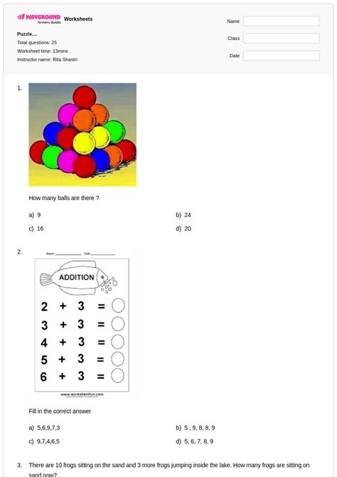 50+ Math Puzzles worksheets for Class 4 on Wayground | Free & Printable