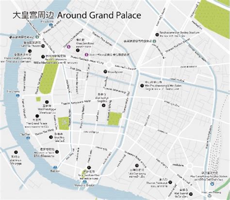 曼谷旅游攻略下载：曼谷中文地图+旅游线路+高清地图+地铁线路图（2017） | HotelDig.com