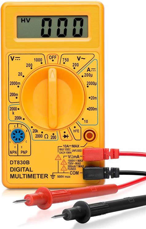 Cockila DT-830D Digital Multimeter with Buzzer Square Wave Output ...