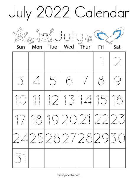 july 10th calendar