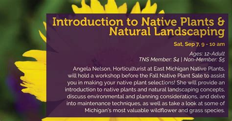 Intro to Native Plants & Natural Landscaping, 6685 Coolidge Hwy, Troy ...