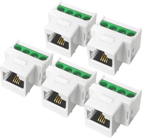 NECABLES 5Pack RJ11 Screw Jack CAT3 Telephone India | Ubuy