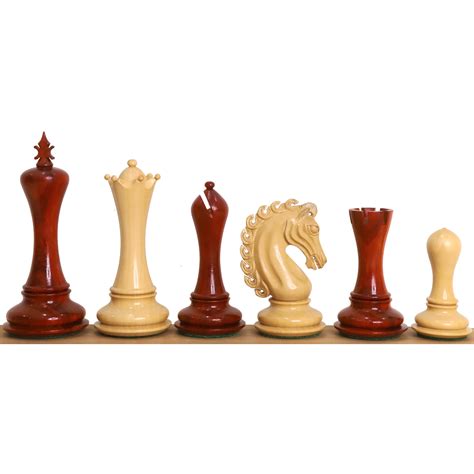4.6" Avant Garde Luxury Staunton Chess Set - Chess Pieces Only - Bud R