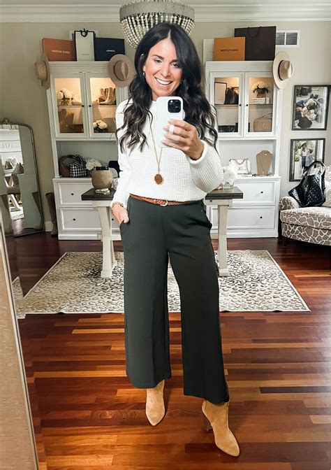 Pull on wide leg crop pants curated on – Artofit