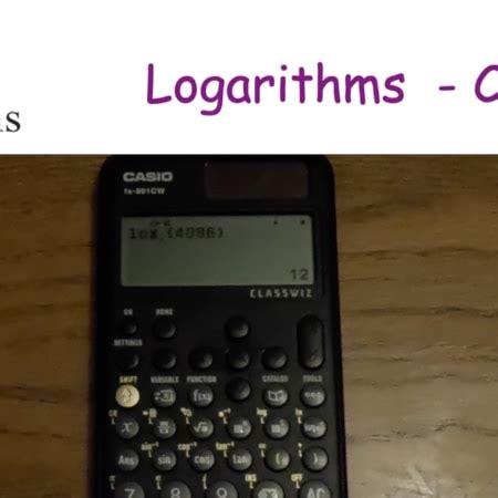 Image result for How to Use Log Function On Calculator