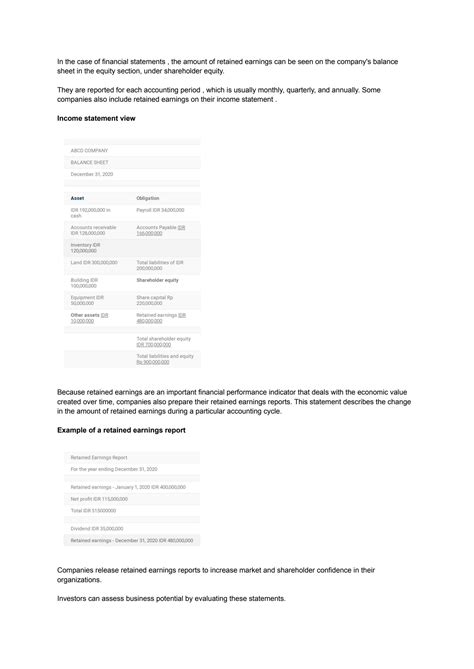 SOLUTION: Definition of retained earnings benefits and how to make it ...