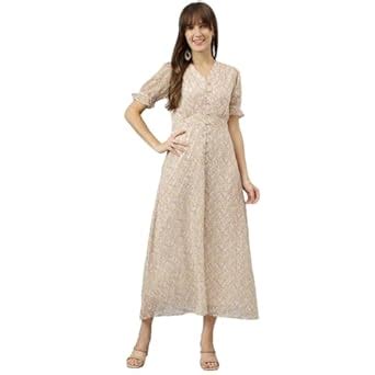 Buy Latin Quarters Women Purple V-Neck Short Sleeves Fit and Flare Maxi ...
