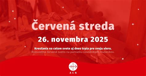 ČERVENÁ STREDA 2025 🔴, Slovenská republika, Bratislava, 26 November ...