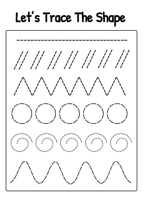 Free Printable Tracing Worksheets