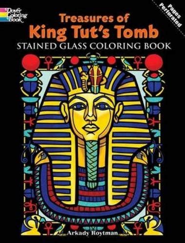 Buy Treasures of King Tut's Tomb Stained Glass Coloring Book (Dover ...