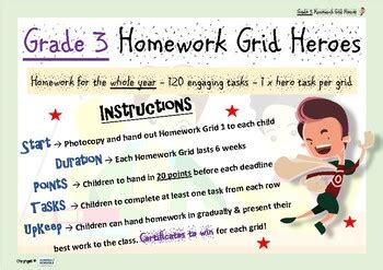 Image result for 3rd Grade Homework