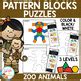 Pattern Block Puzzles: Animals Bundle by Creative Learning 4 Kidz