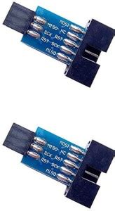 KitsGuru 10 PIN CONVERT TO STANDARD 6 PIN ADAPTER BOARD F ATMEL AVRISP ...