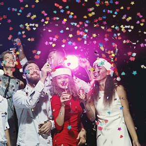 Confetti Party Poppers Gun Party Supplies Multicolor Metallic Confetti ...