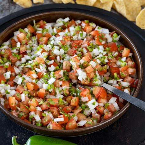Fresh Pico De Gallo - Chiles and Smoke