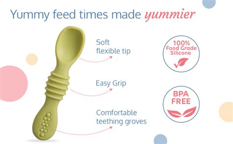 LuvLap Silicone Baby & Toddler Training Cup & Spoon, 100% Food Grade ...