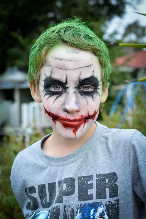 Joker Face Paint Kids
