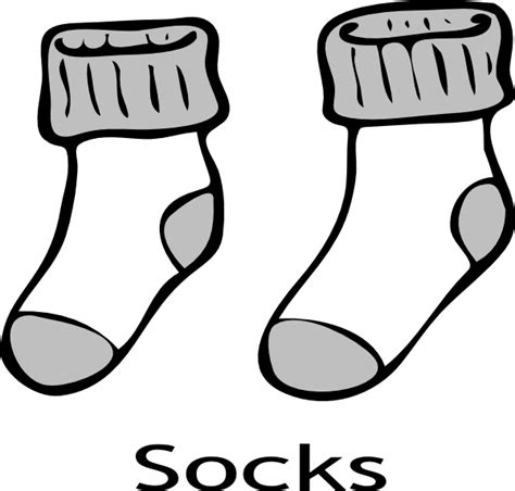 Socks - Free Coloring Pages