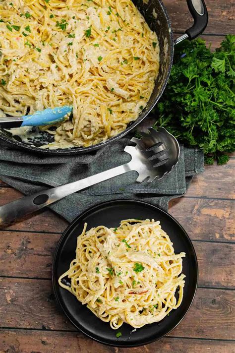 Chicken Alfredo Linguine - THIS IS NOT DIET FOOD