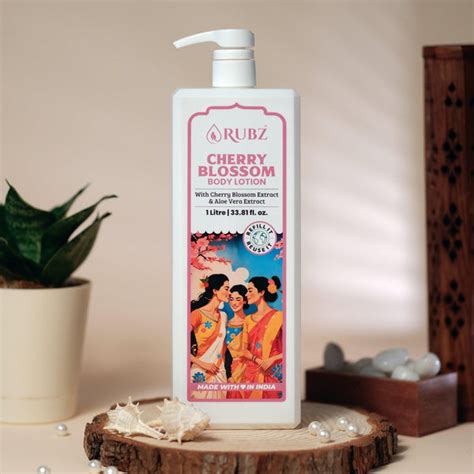 Buy Cherry Blossom Body Lotion For Women & men Online in India – Rubz