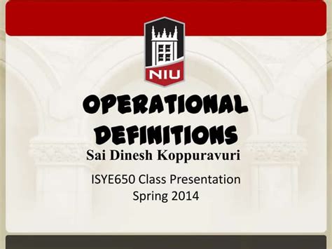 Image result for Operational Definitions Deming