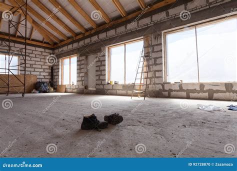 Interior of Apartment during Under Renovation, Remodeling and ...