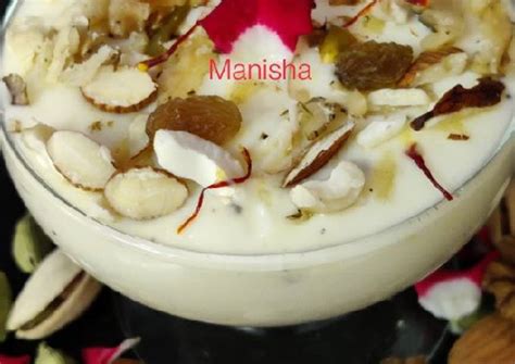 Rajbhog Shrikhand Recipe by Manisha Malvi Angaitkar - Cookpad